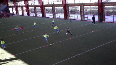 Soccer Drill Passing Receiving